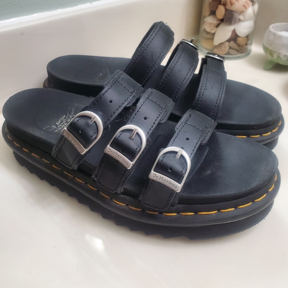 Dr. Martens Blaire Slide Black 8